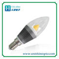 High quality 3W warm white led candle bulb